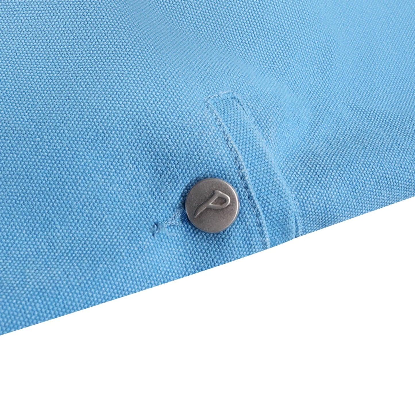 Purpill – Wavecut Denim Pants – Azure (Unisex, Baggy Fit)