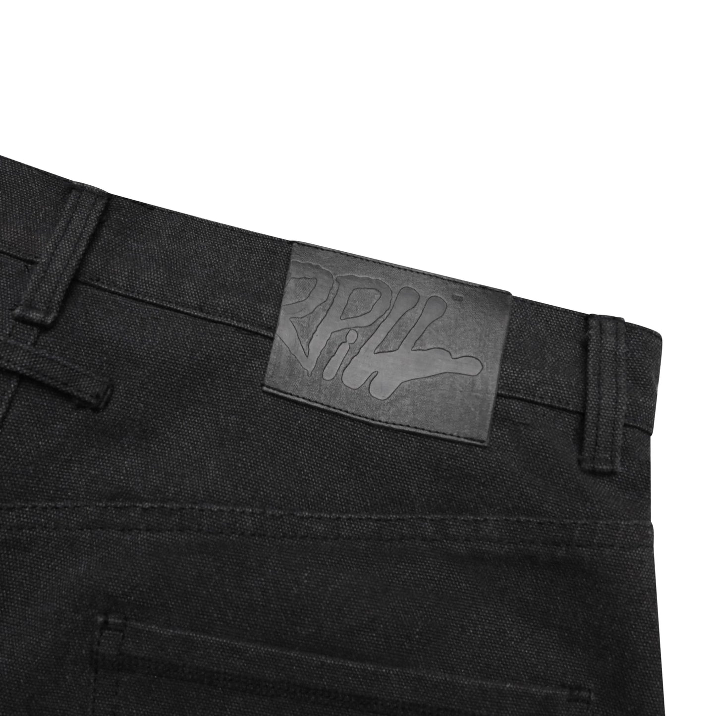 Purpill – Wavecut Denim Shorts (Stone, Unisex)