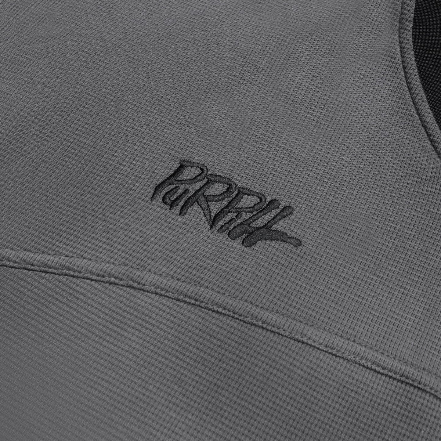 Purpill – Waffle Jersey LS – Anthracite (Unisex, Oversized)