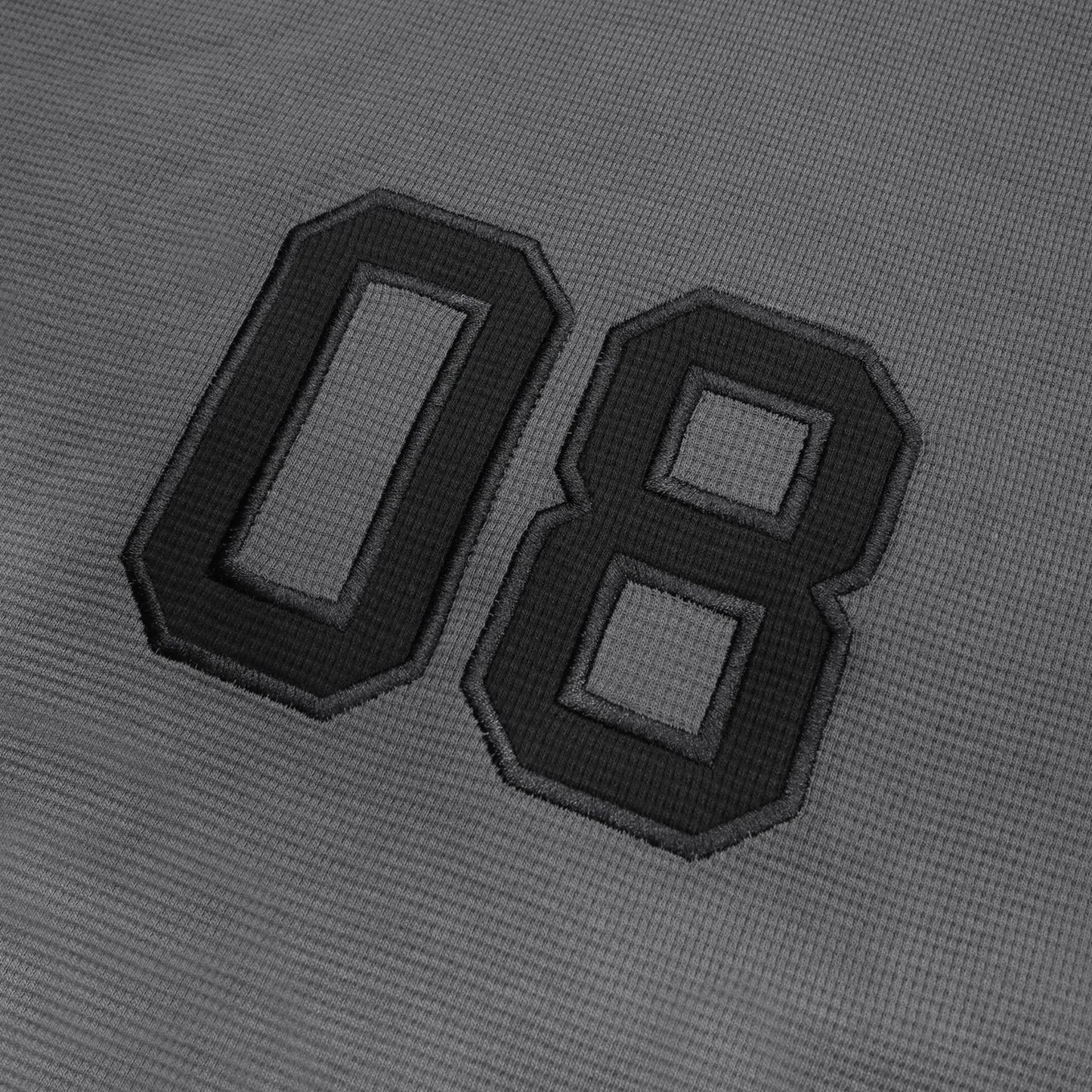 Purpill – Waffle Jersey LS – Anthracite (Unisex, Oversized)