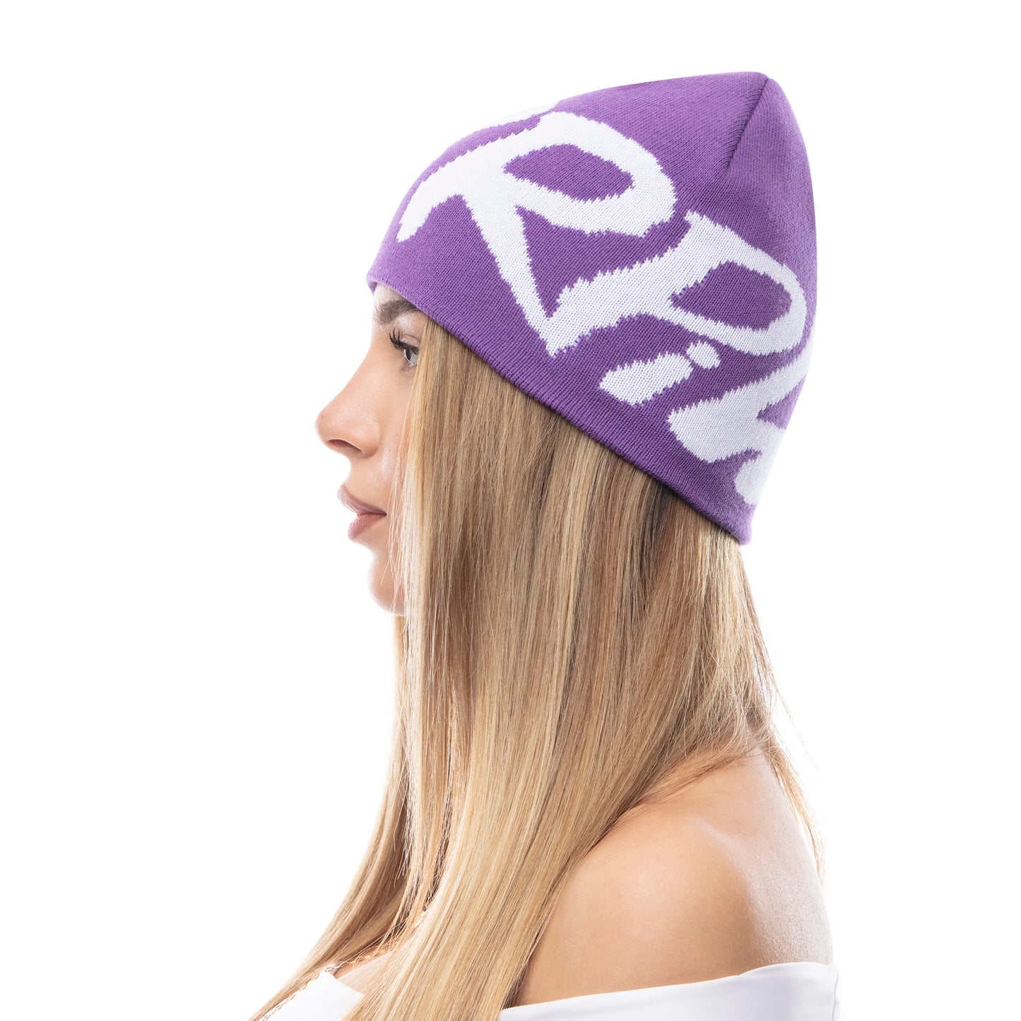 Purpill – Main Logo Jacquard Beanie I Purpill (One Size)