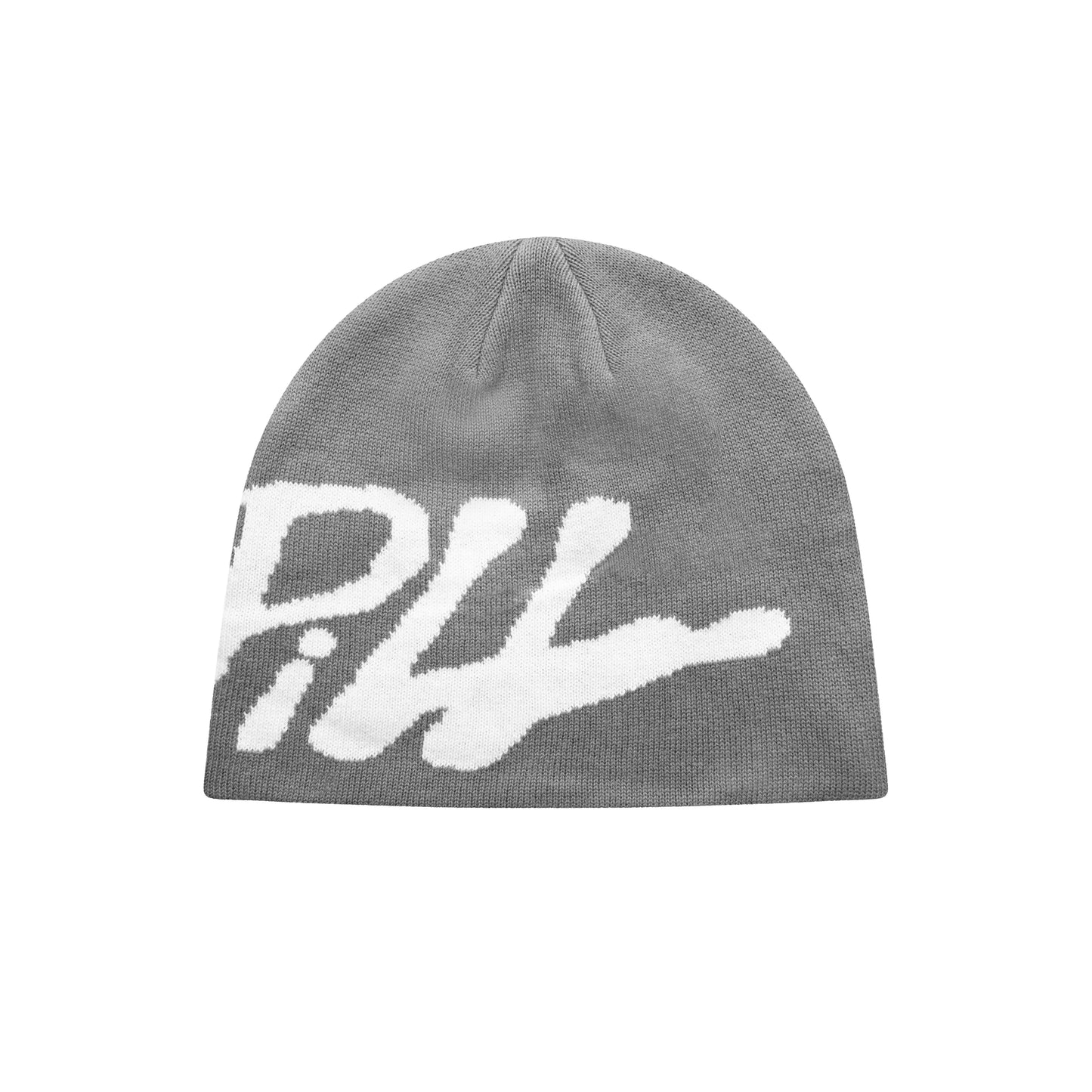 Purpill – Main Logo Jacquard Beanie I Grey (One Size)