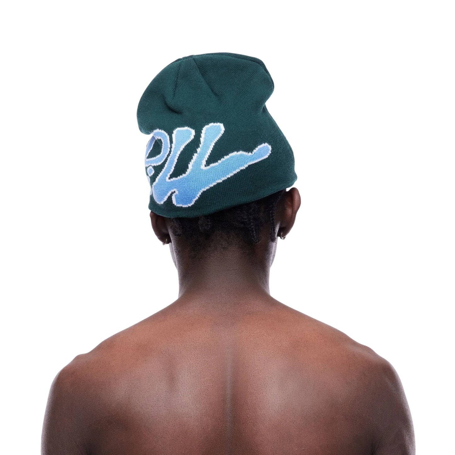 Purpill – Main Logo Jacquard Beanie I Forest (One Size)