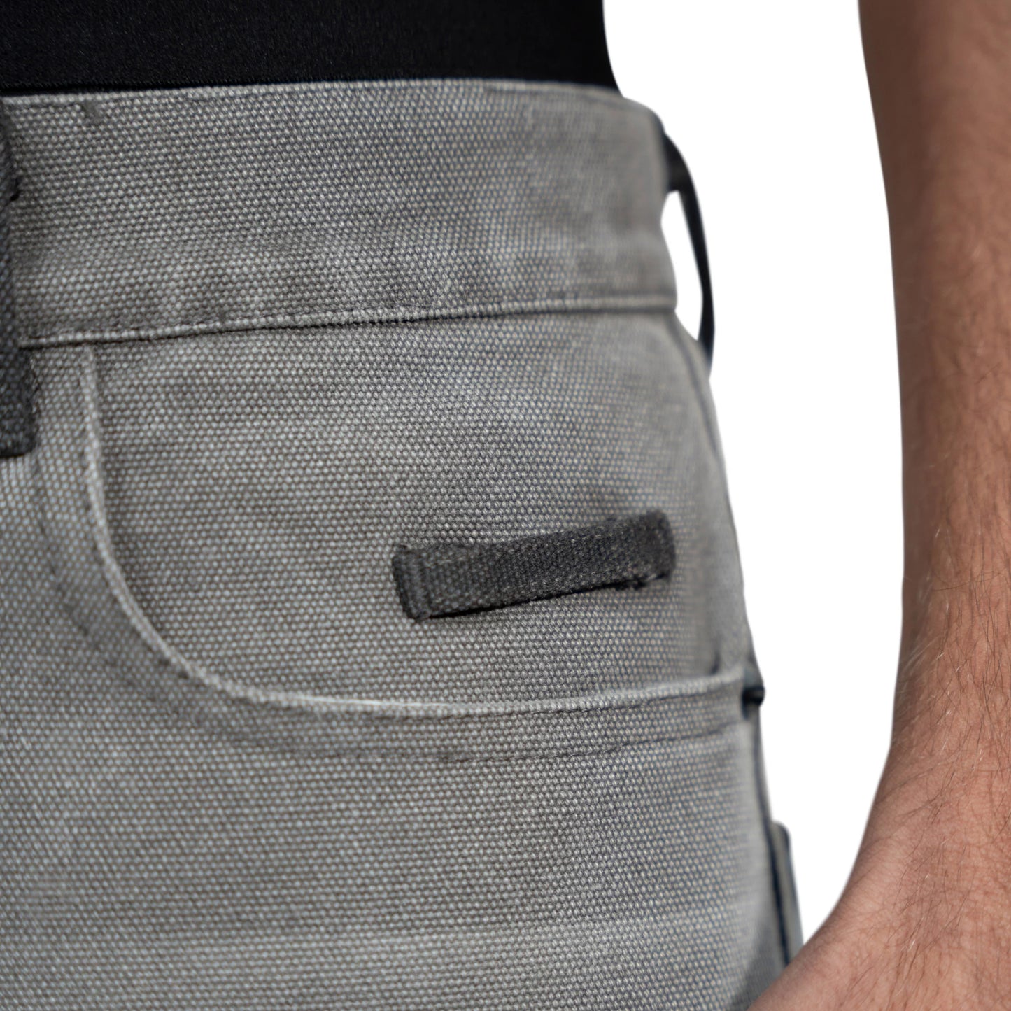 Purpill – Wavecut Denim Pants – Carbon (Unisex, Baggy Fit)