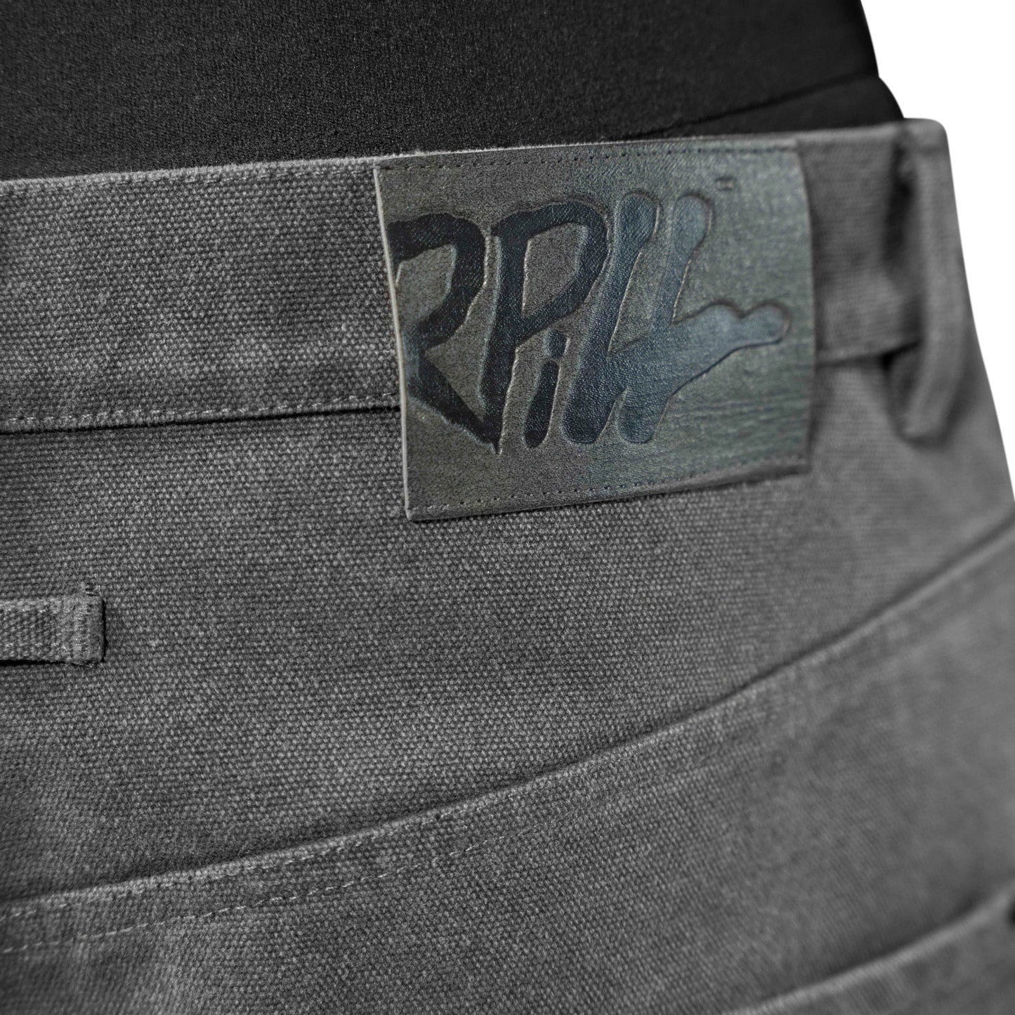 Purpill – Wavecut Denim Pants – Carbon (Unisex, Baggy Fit)