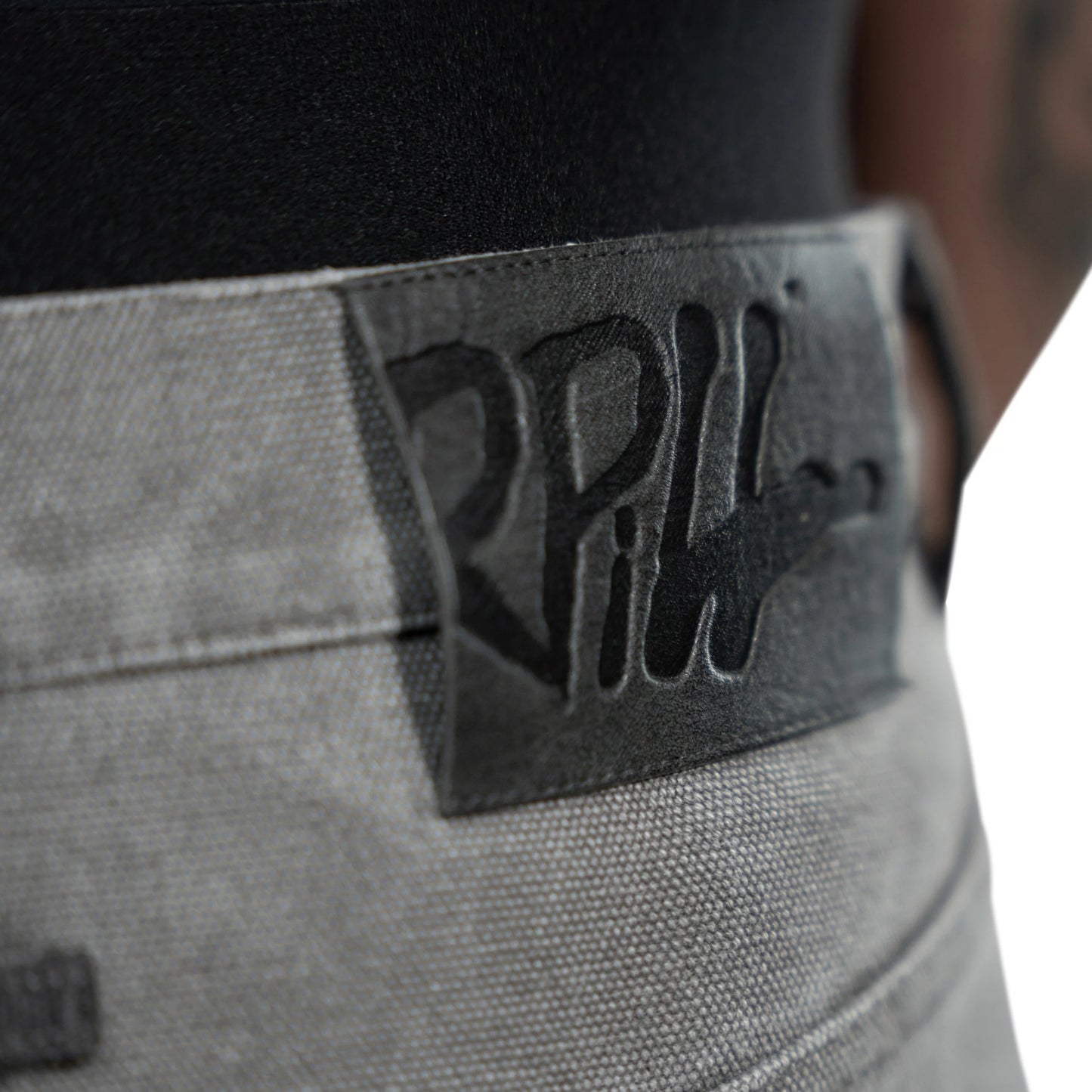 Purpill – Wavecut Denim Pants – Carbon (Unisex, Baggy Fit)