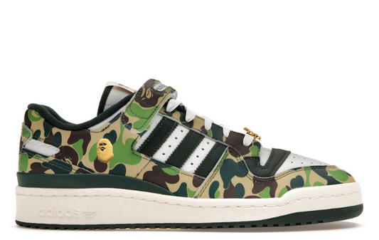 Adidas Forum 84 Low Bape 30th Anniversary Green Camo