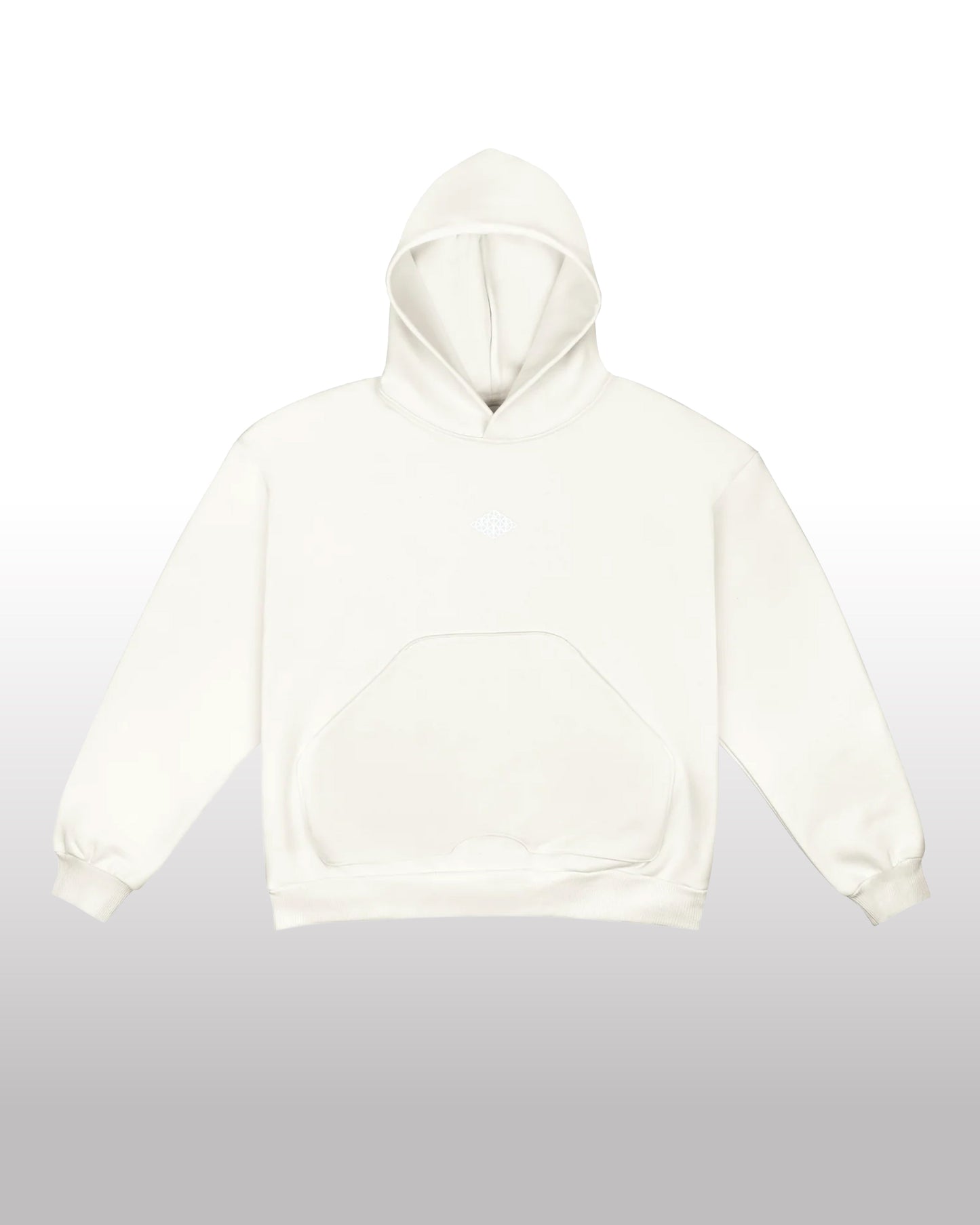 DIVENTION Rhombus Hoodie Vintage White
