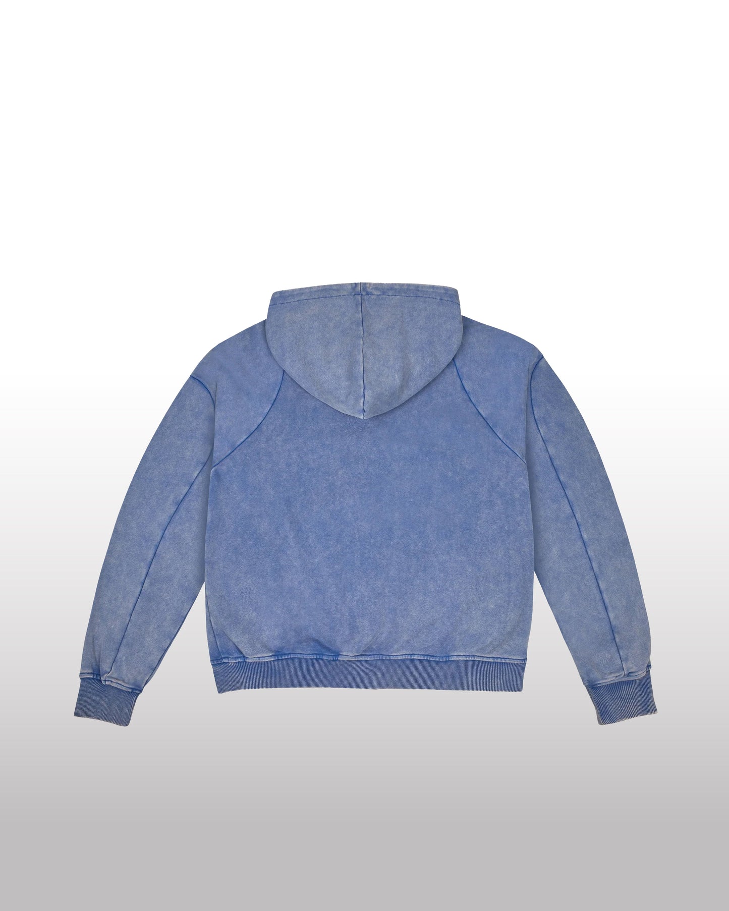 DIVENTION Trinity Zip Hoodie Washed Indigo