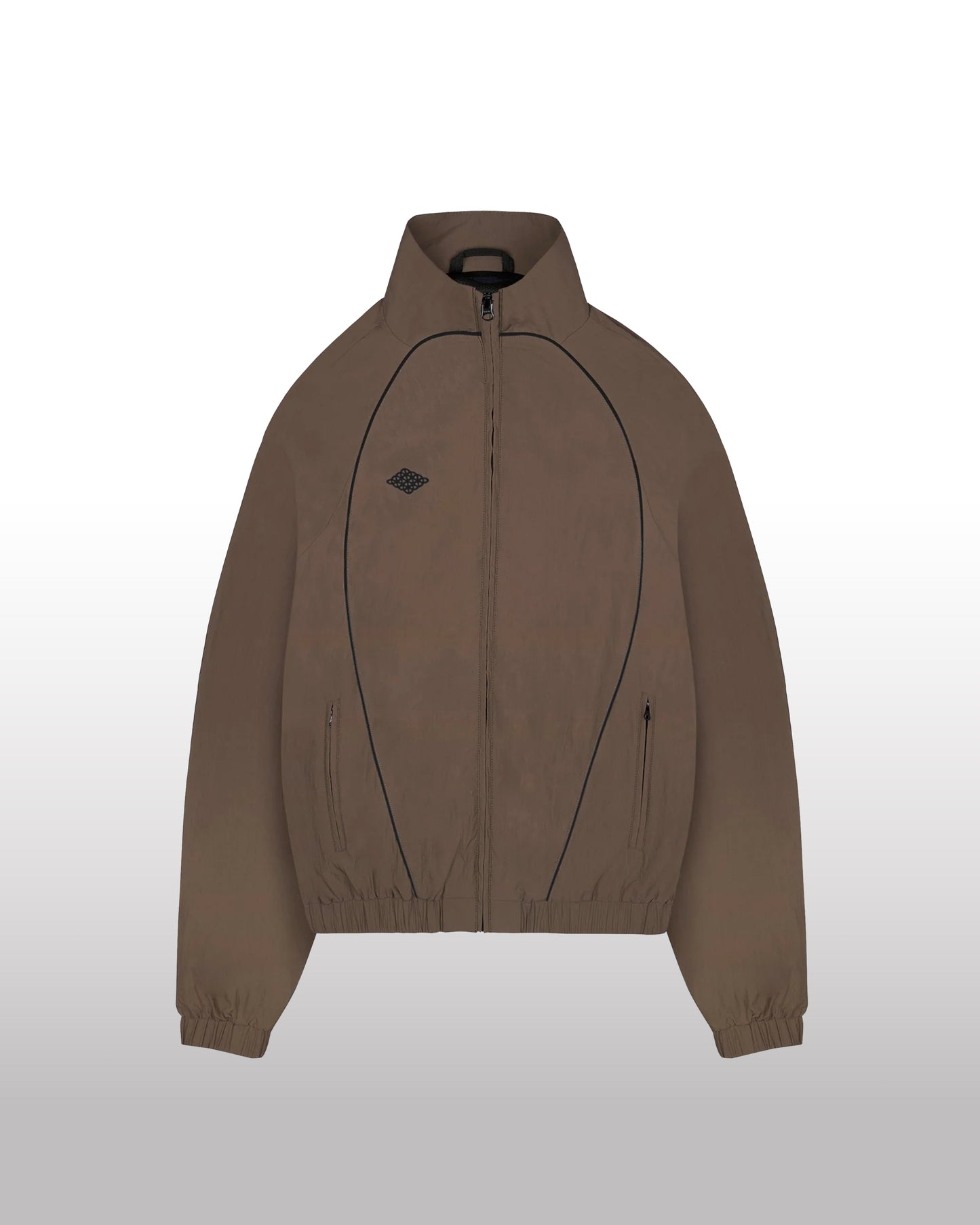 DIVENTION Track Jacket Brown