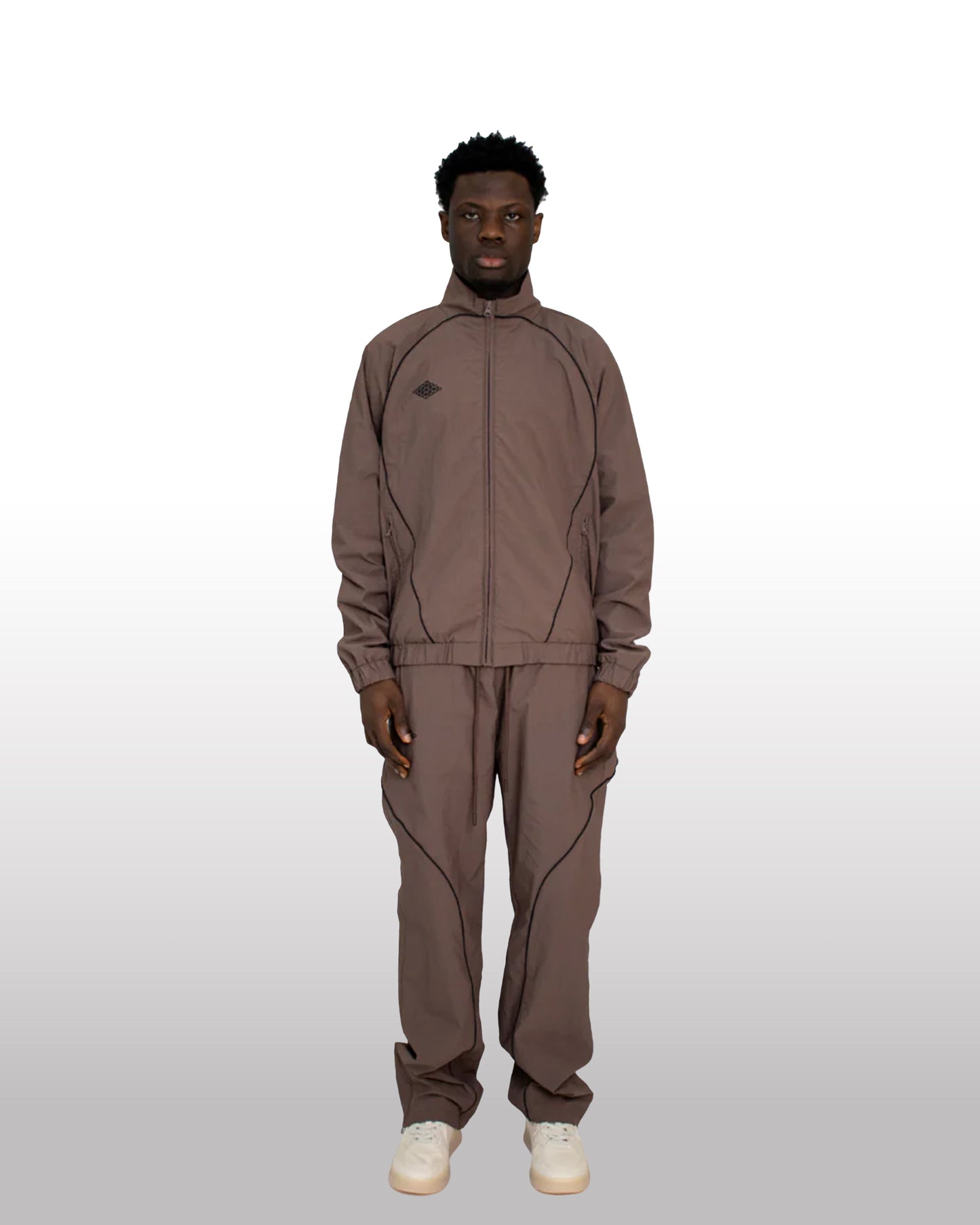 DIVENTION Track Pants Brown