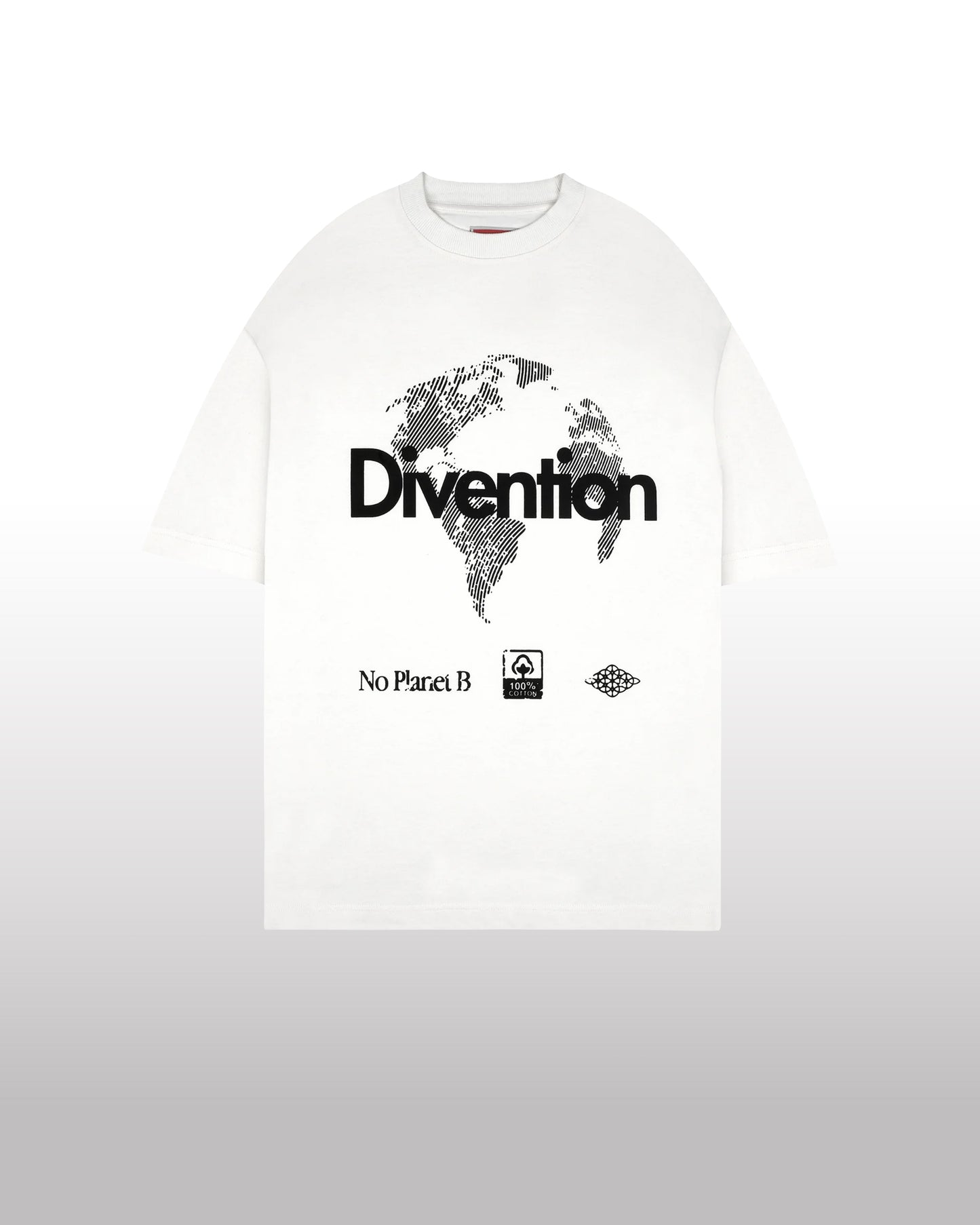 DIVENTION World T-Shirt Creme