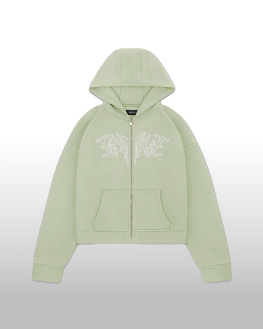 FORTYFIVE Zip Hoodie Mint Green