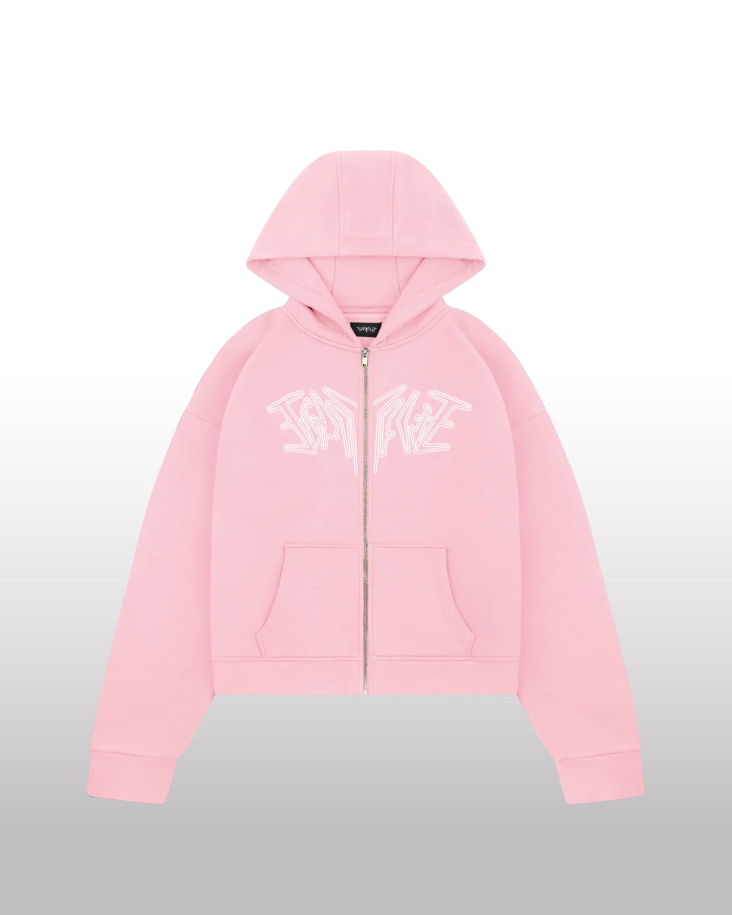 FORTYFIVE Zip Hoodie Pink