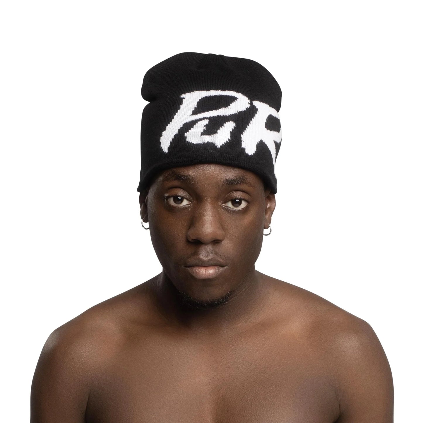 Purpill – Main Logo Jacquard Beanie I Black (One Size)