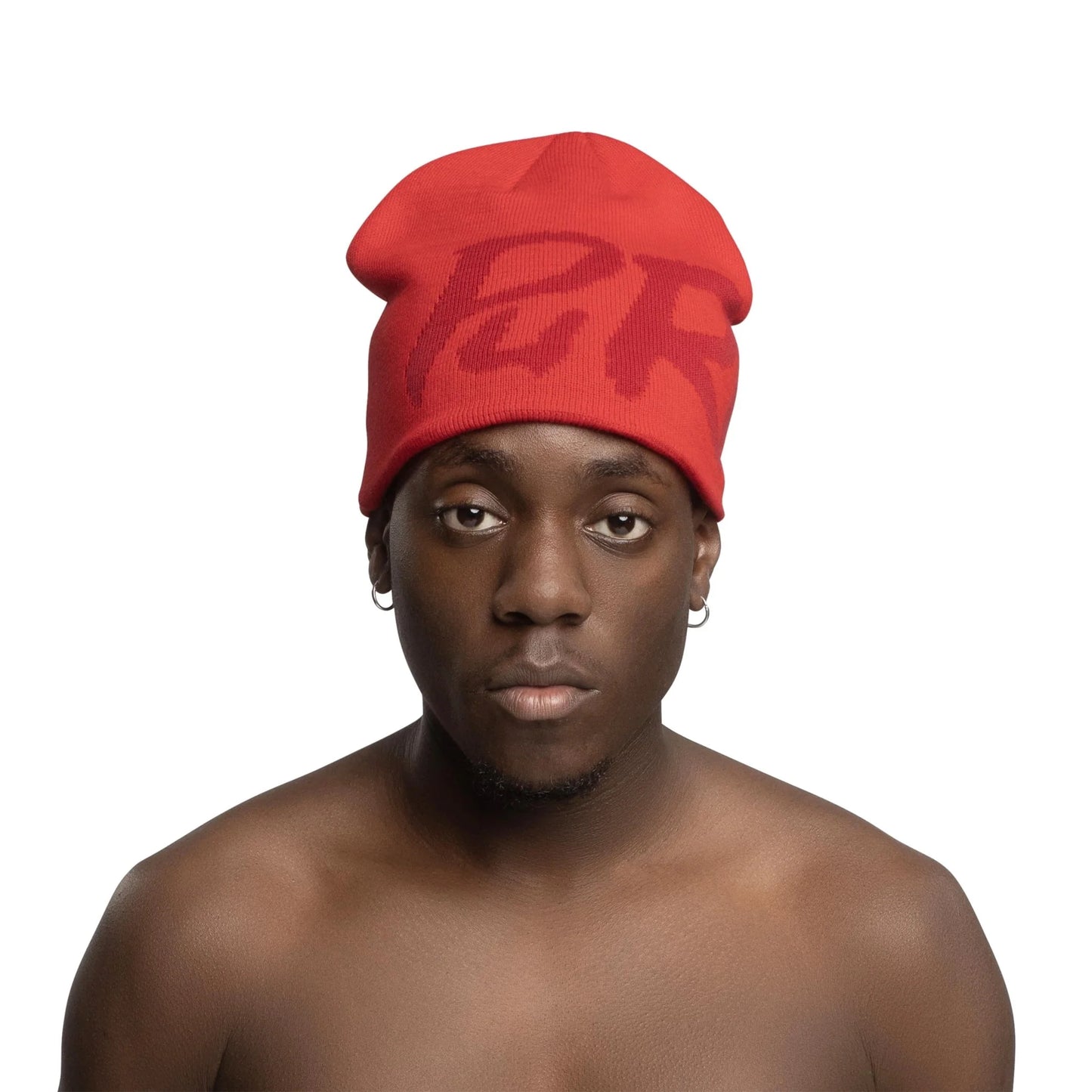 Purpill – Main Logo Jacquard Beanie I Cherry (One Size)