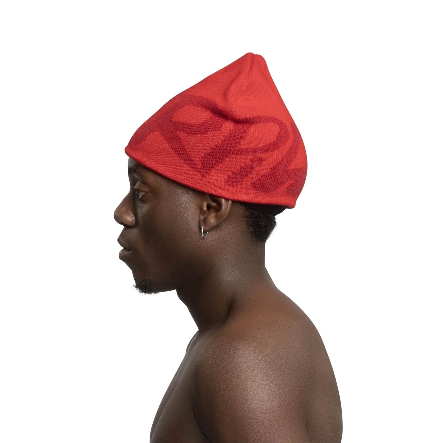 Purpill – Main Logo Jacquard Beanie I Cherry (One Size)
