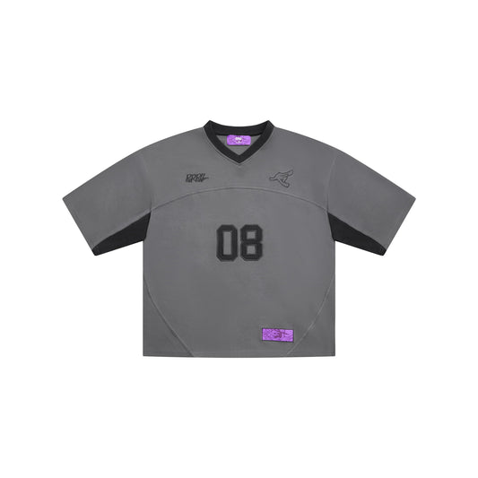 Purpill – Waffle Jersey LS – Anthracite (Unisex, Oversized)