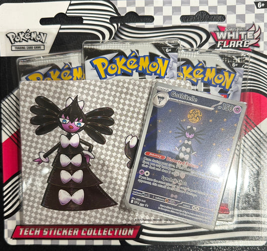 Pokemon White Flare: Gothitelle Tech Sticker Collection - Blister (English)