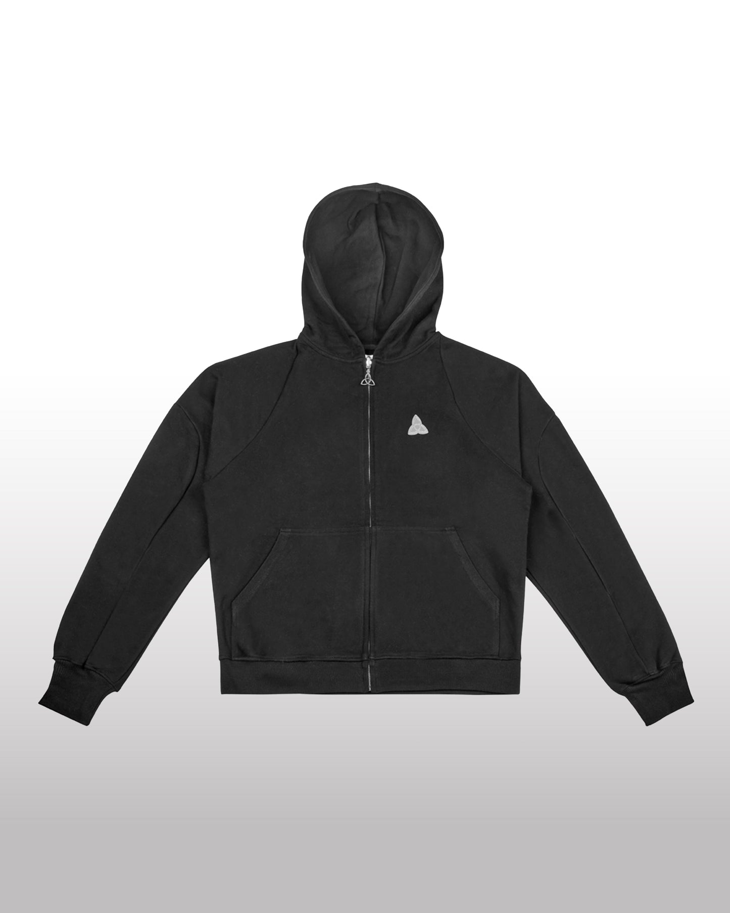 DIVENTION Trinity Zip Hoodie Black