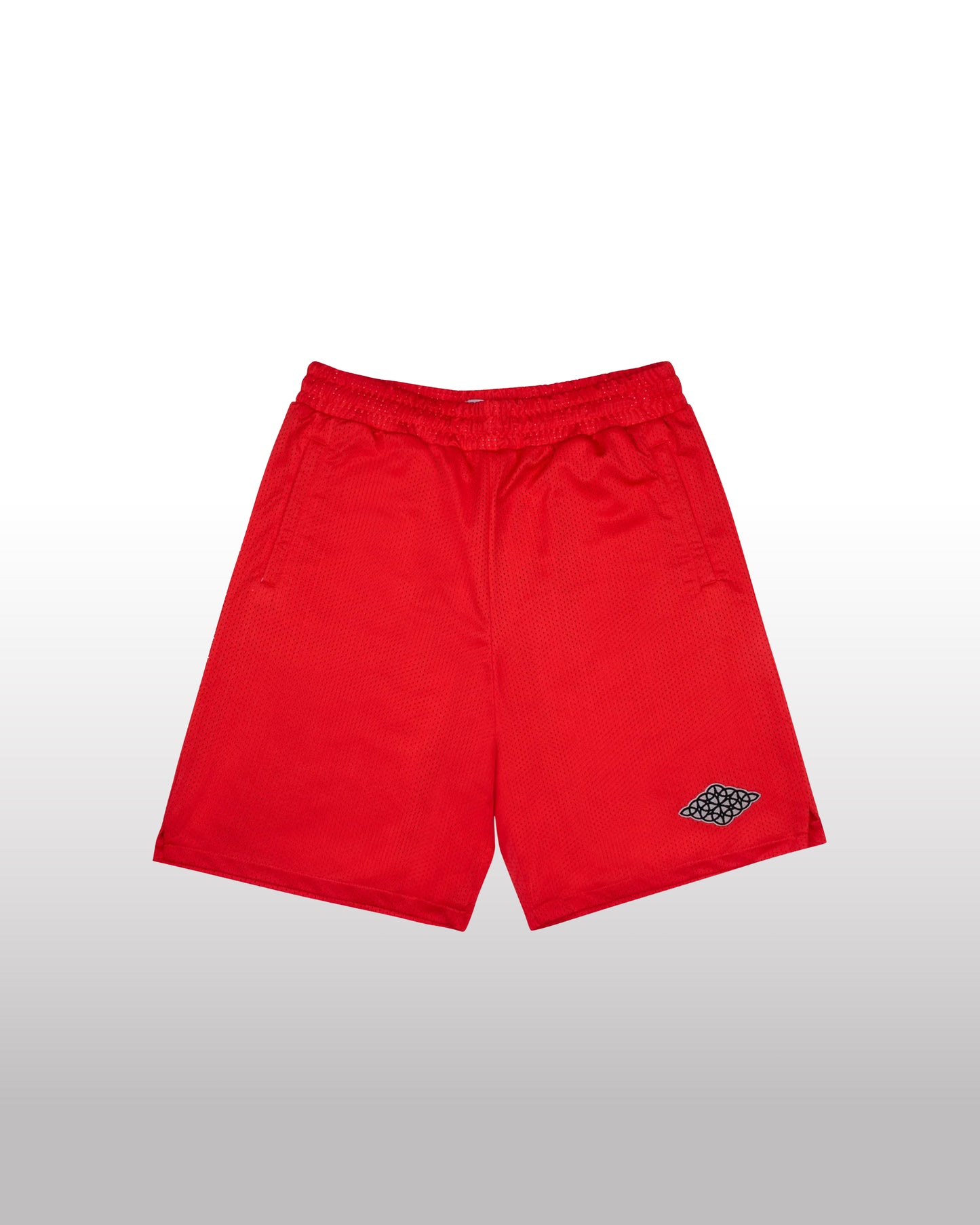 DIVENTION Mesh Shorts Red