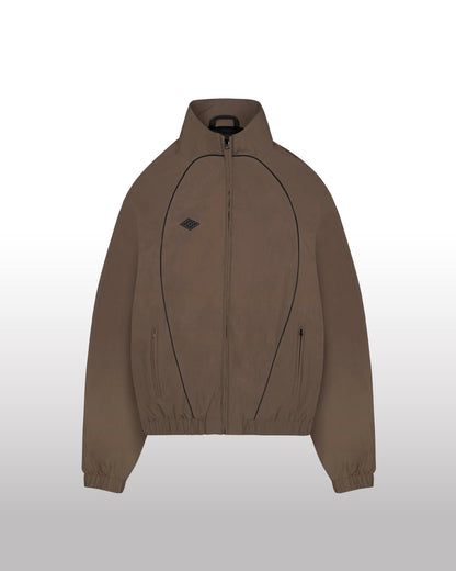 DIVENTION Track Jacket Brown