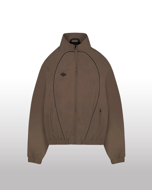 DIVENTION Track Jacket Brown
