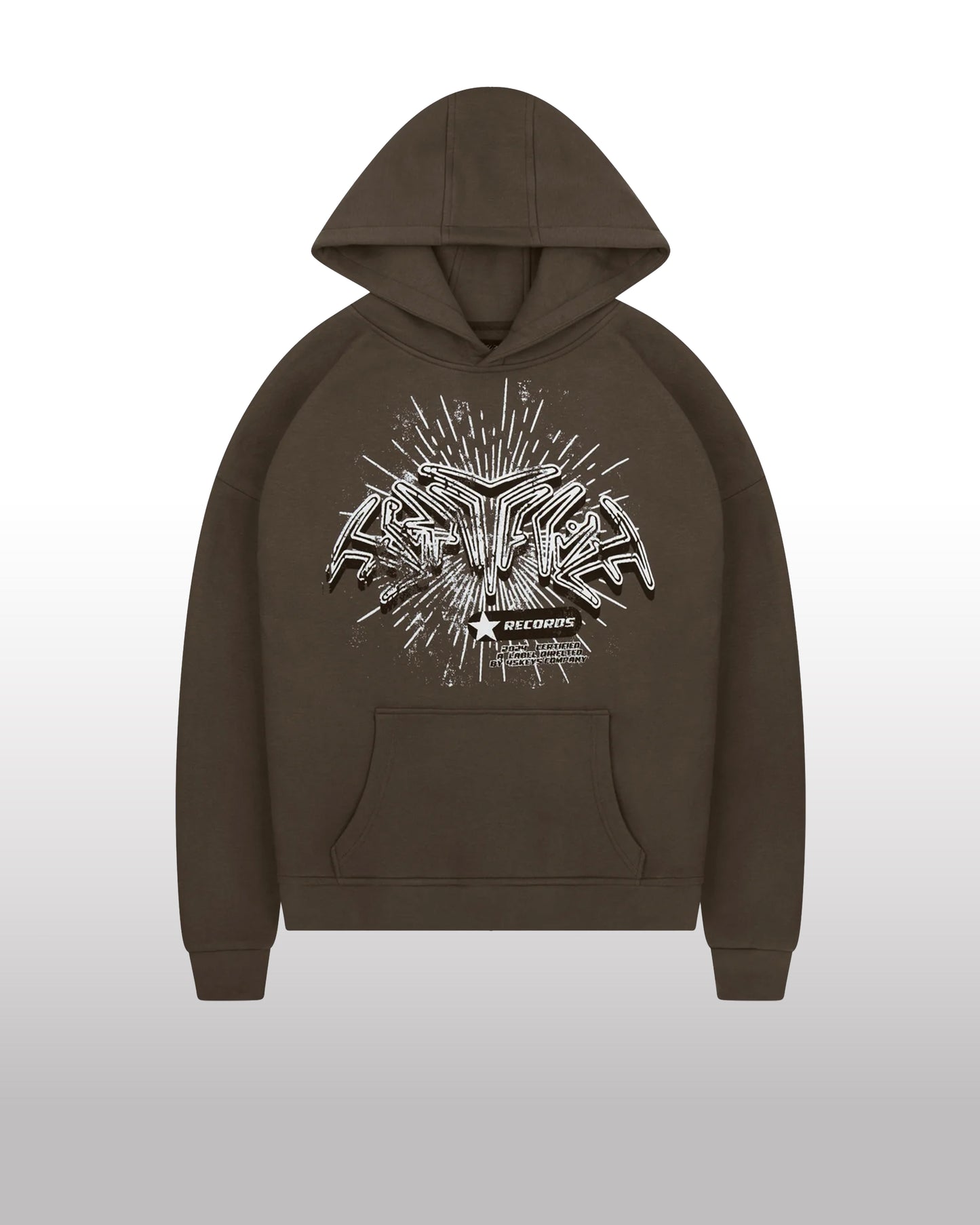 FORTYFIVE Records Hoodie Brown