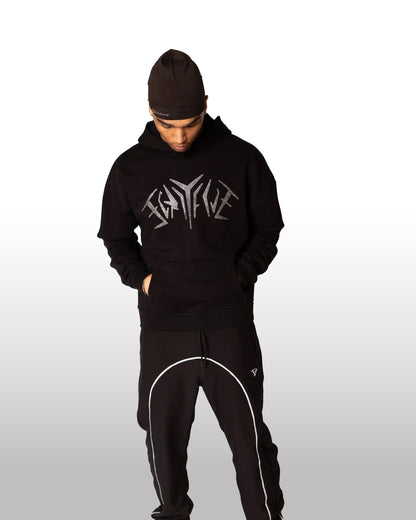 FORTYFIVE Hoodie Rhinstone