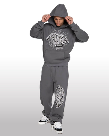 FORTYFIVE Records Sweatpands Dark Grey