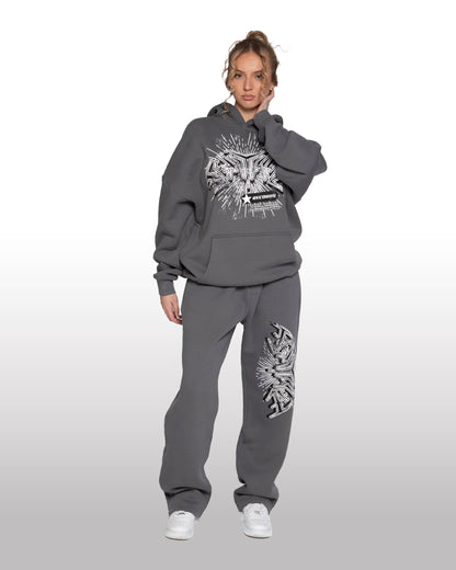FORTYFIVE Records Sweatpands Dark Grey