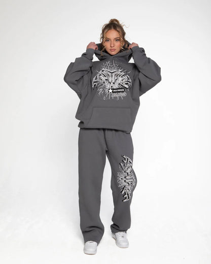 FORTYFIVE Records Sweatpands Dark Grey