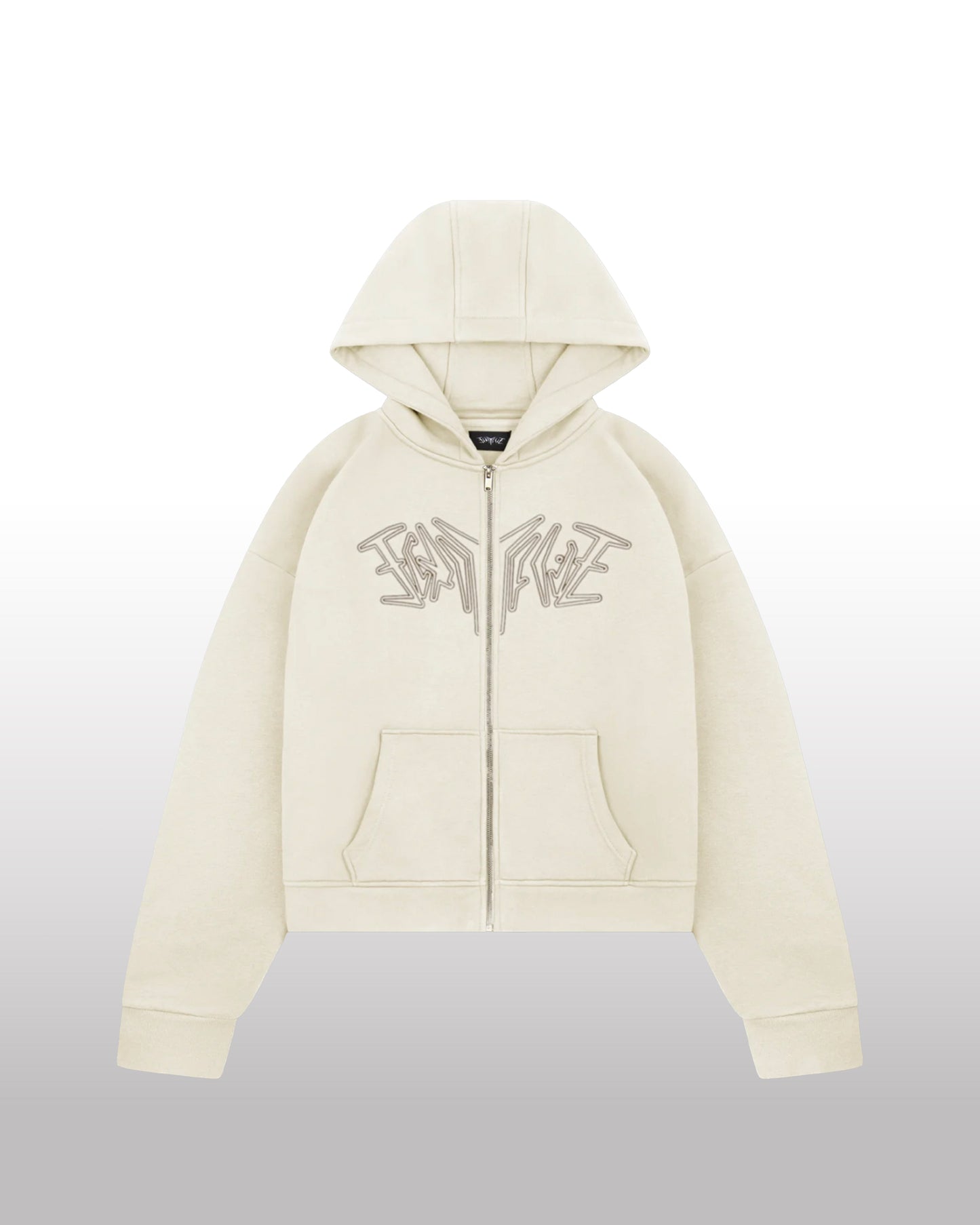 FORTYFIVE Zip Hoodie Creme