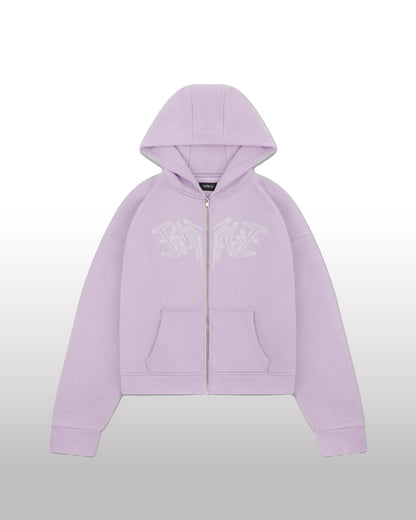 FORTYFIVE Zip Hoodie Light Purple