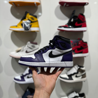 USED Nike Jordan 1 Retro High Court Purple White