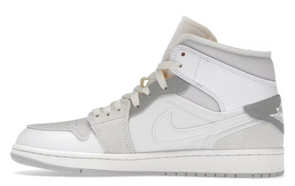 Nike Jordan 1 Mid SE Craft Inside Out White Grey