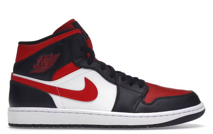 Nike Jordan 1 Mid White Black Red