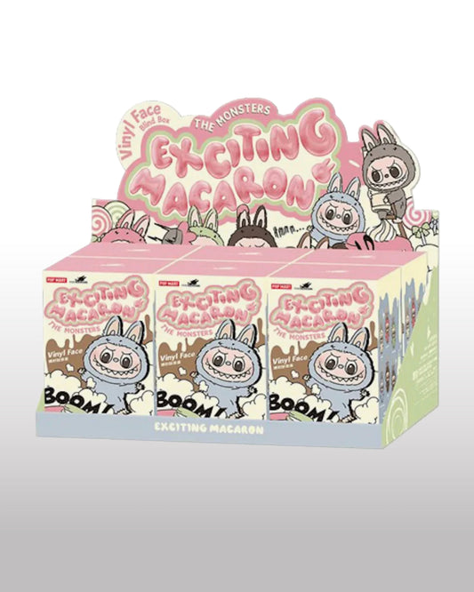 Pop Mart Labubu The Monsters Tasty Macarons Vinyl Face Blind Box 6 er Box