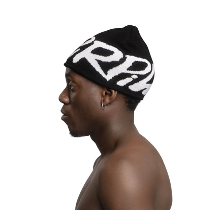 Purpill – Main Logo Jacquard Beanie I Black (One Size)