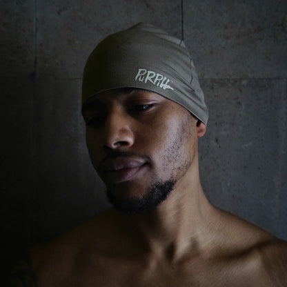 Purpill – Skull Cap - Mocha (Tech Streetwear Cap)