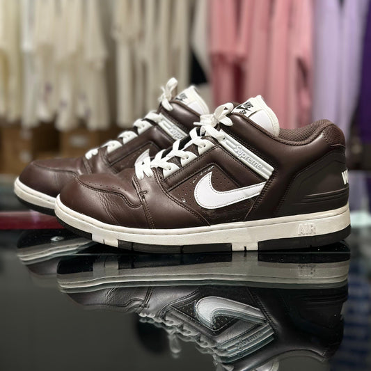 USED Nike SB Air Force 2 Low Supreme Brown