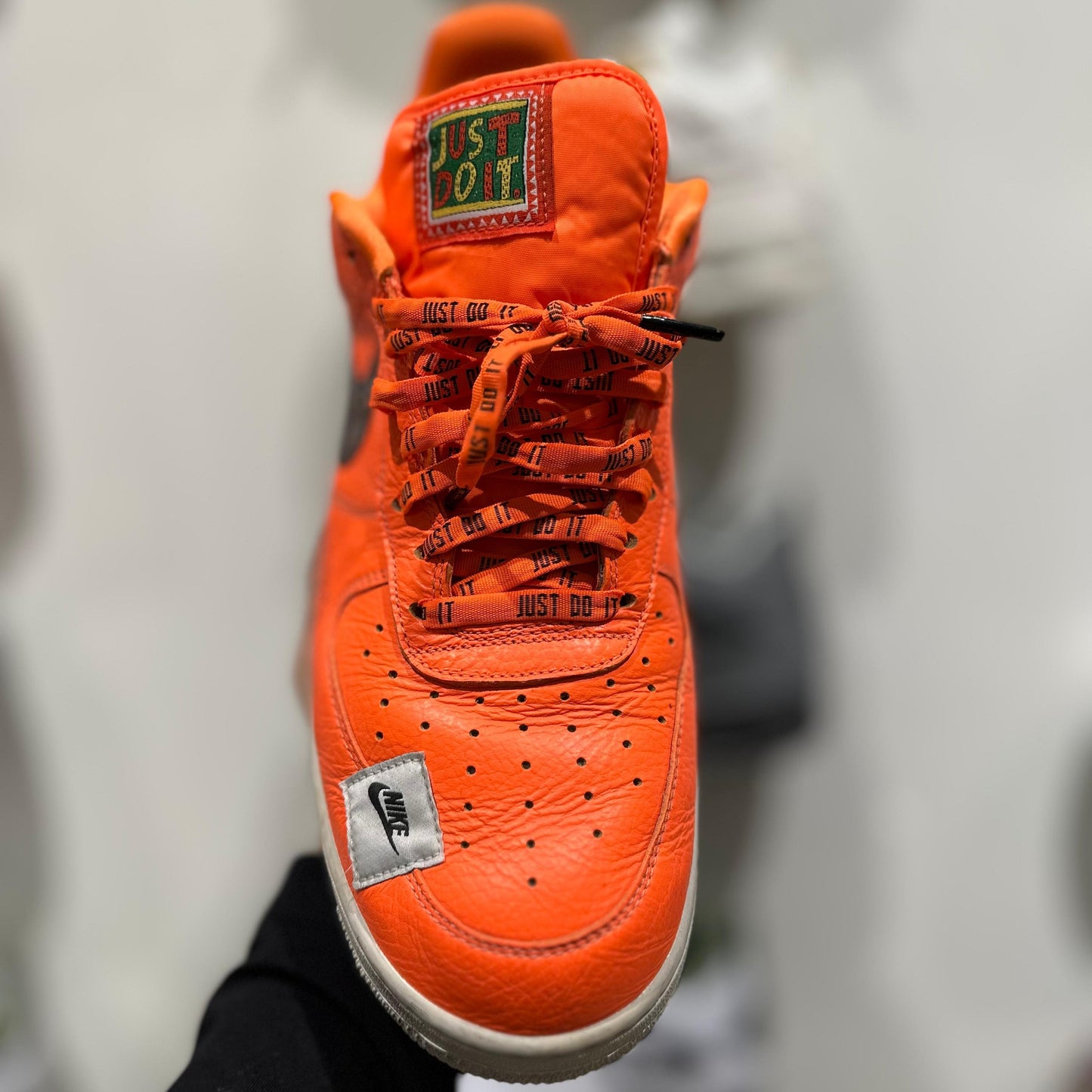 USED Nike Air Force Just Do It Pack Total Orange