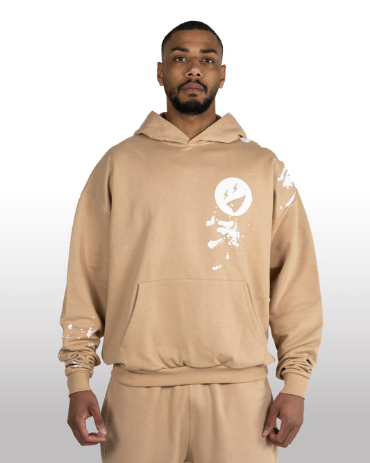 RAYO Splashes Hoodie Honey Beige