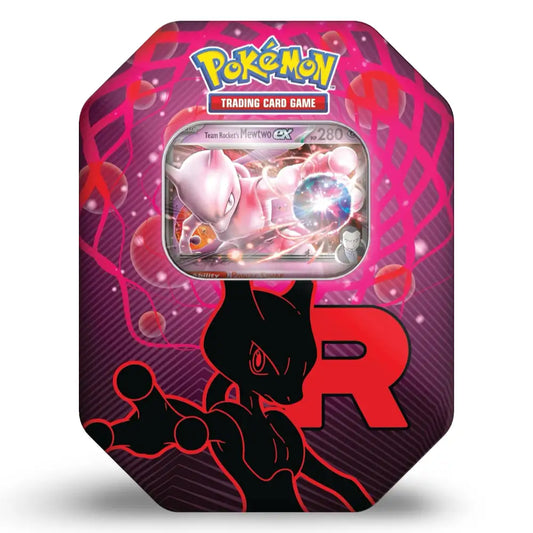 [VORBESTELLUNG] Pokemon Team Rocket Mewtu ex Tin – Fall 2025