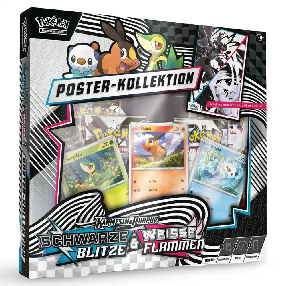 Pokemon TCG: Black Bolt & White Flare – Unova Poster Collection (Schwarze Blitze & Weiße Flammen) - English