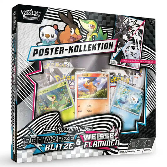 Pokemon TCG: Black Bolt & White Flare – Unova Poster Collection (Schwarze Blitze & Weiße Flammen) - English