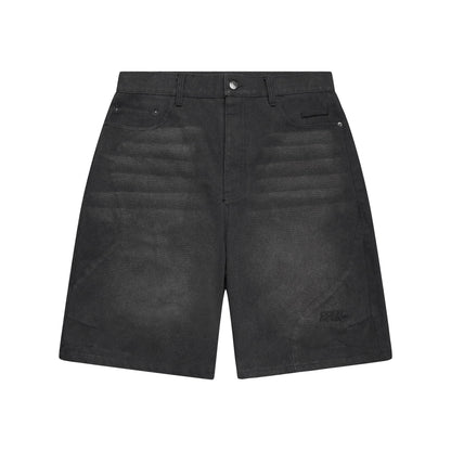 Purpill – Wavecut Denim Shorts (Stone, Unisex)