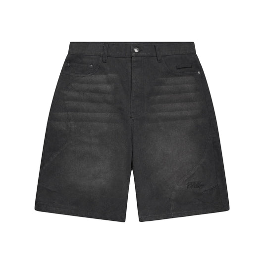 Purpill – Wavecut Denim Shorts (Stone, Unisex)