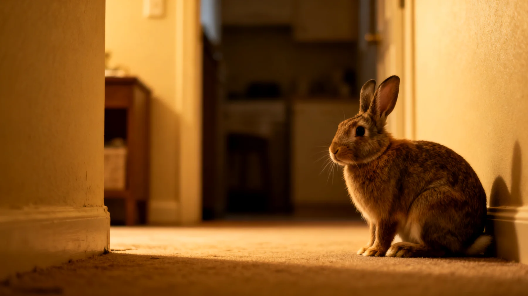 Kaninchen können in der Wohnung nicht artgerecht trainiert werden, da natürliche Verhaltensübungen wie Haken schlagen, Sprinten und Graben nur begrenzt möglich sind, was zu Unterforderung und Verhaltensproblemen führt"