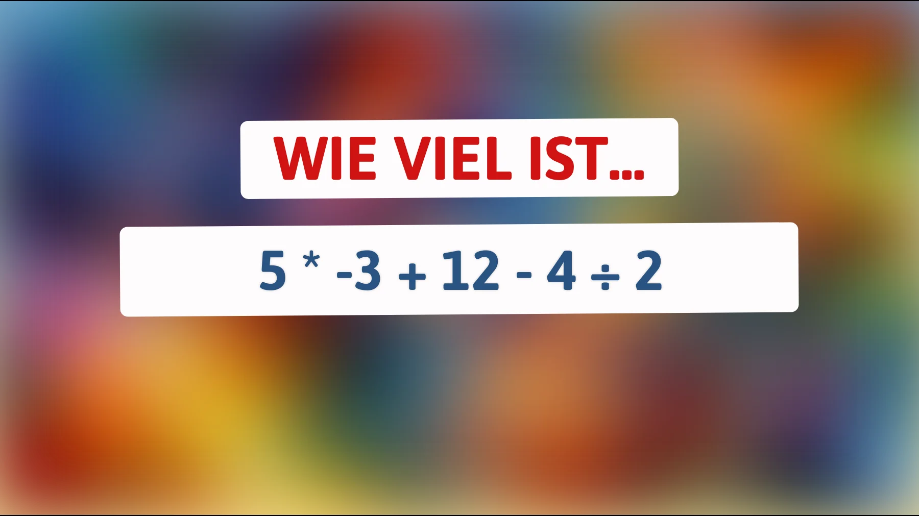 Nur 1% der Menschen können dieses Mathe-Rätsel richtig lösen – Bist du darunter?"